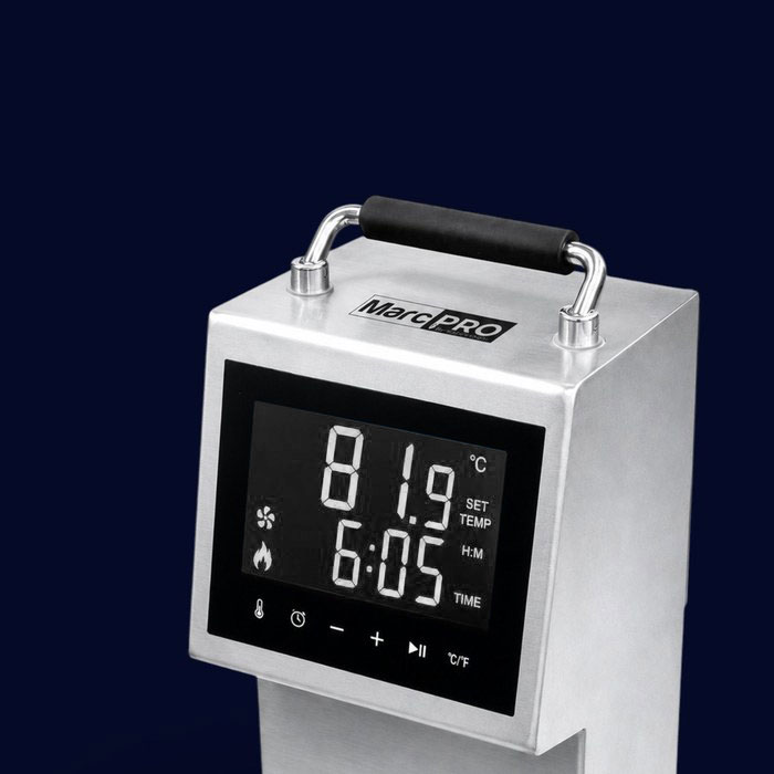 Detalhe do painel LCD touch