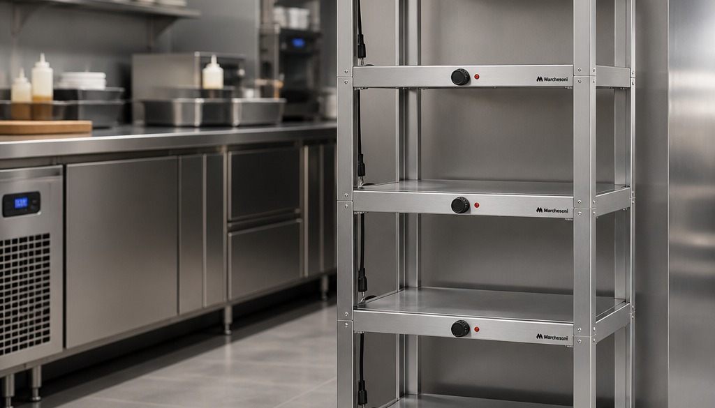 Estrutura em aço inox e pés reguláveis