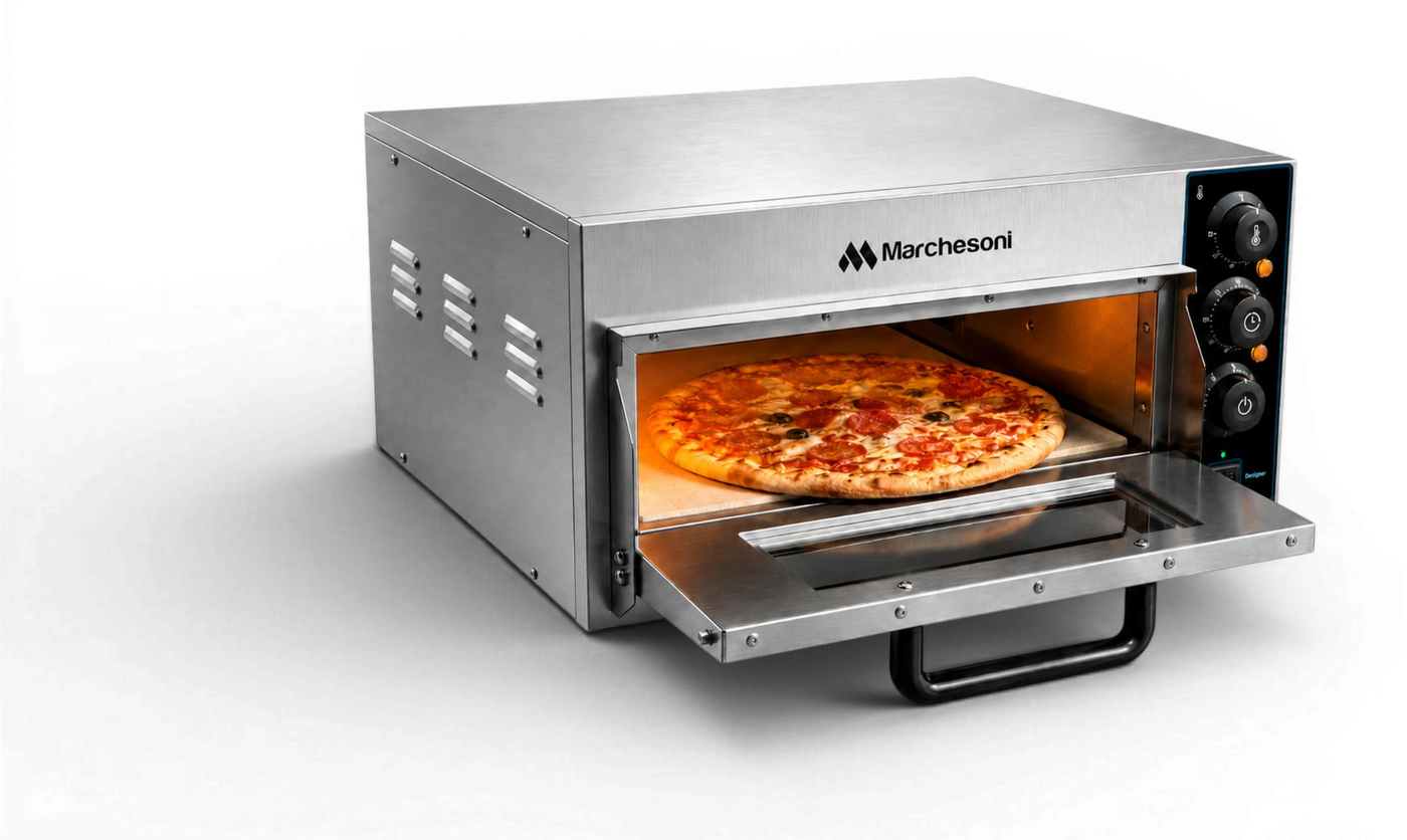 Forno de Pizza Elétrico com Pedra Refratária Marchesoni