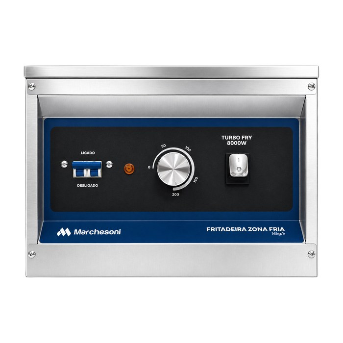 Painel de controle com Turbo Fry 8000W