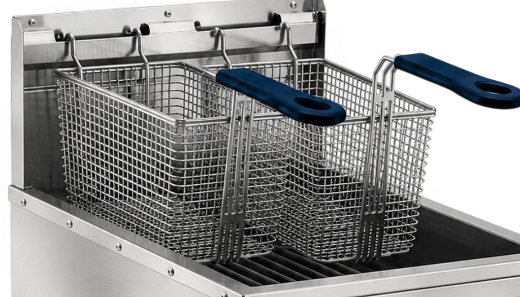 Cuba da fritadeira com resistência elevada e dois cestos