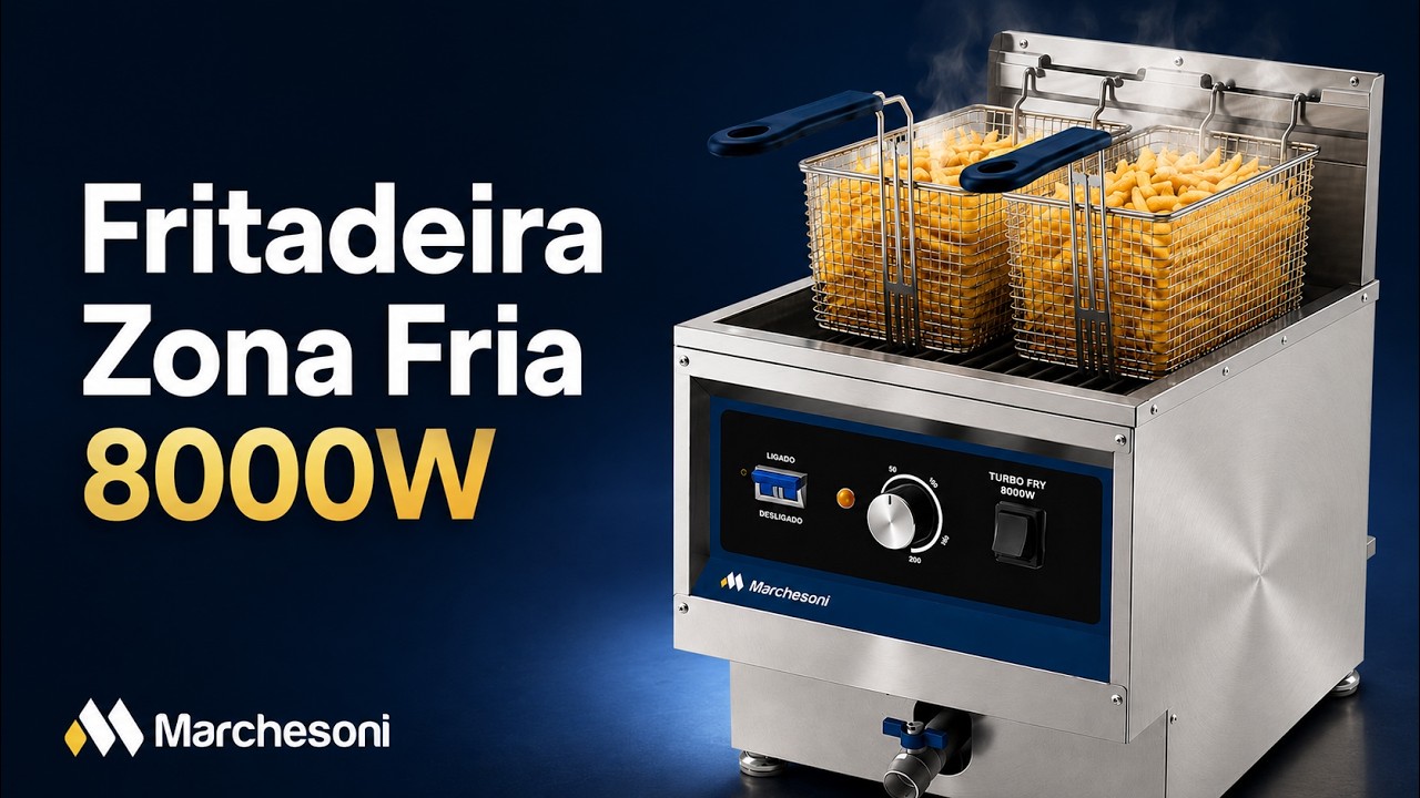 Benefícios e características da Fritadeira Zona Fria 8000W, com Cinthia Marchesoni