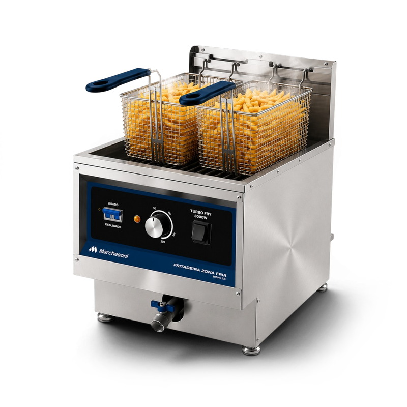 Fritadeira Zona Fria 8000W Marchesoni