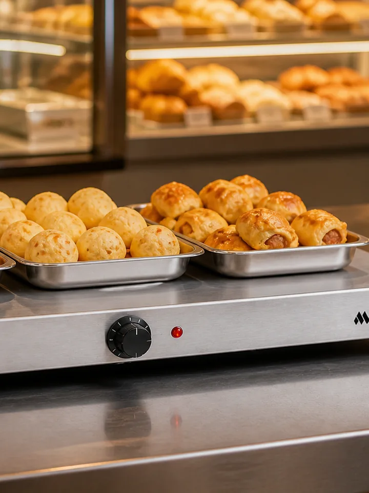 Pista Aquecida em buffet