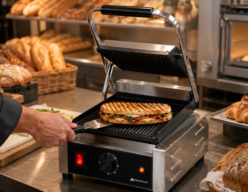 Panini Grill em padaria