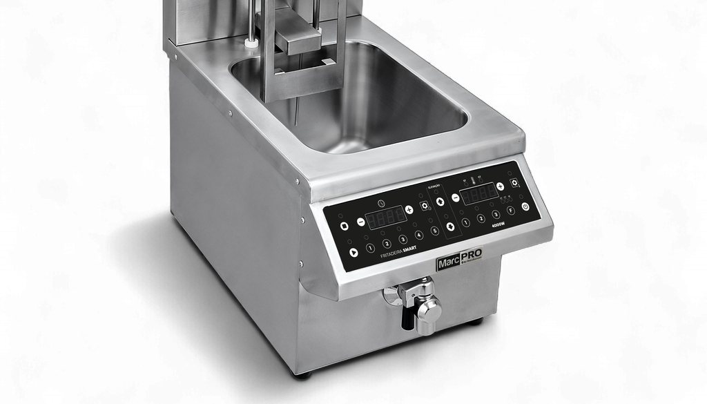 Painel digital touch da Fritadeira SMARTLIFT 815