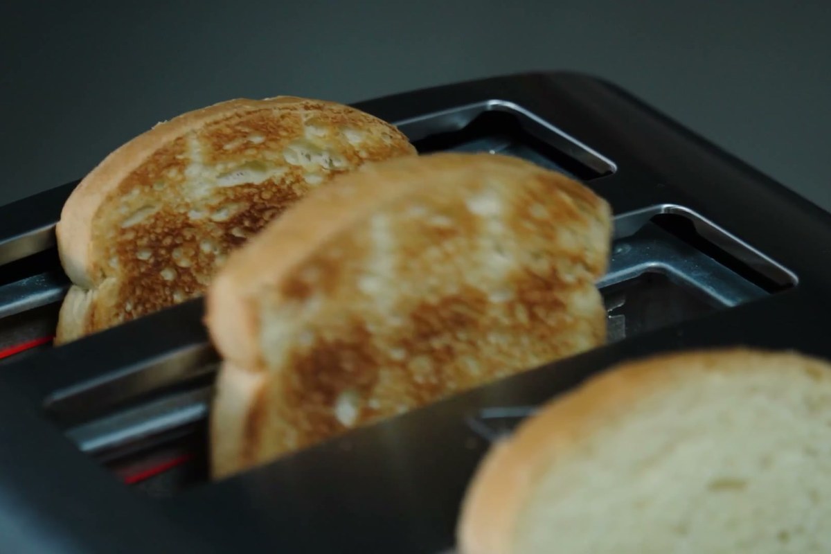Fatias tostadas dos dois lados